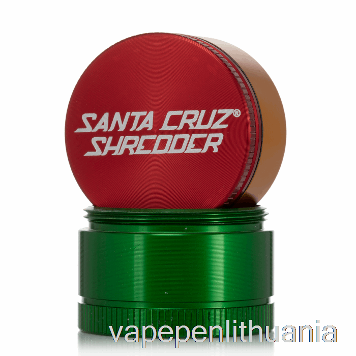 Santa Cruz Smulkintuvas 1,6 Colio Mažas 3 Dalių Smulkintuvas Rasta (40 Mm) Vape Skystis